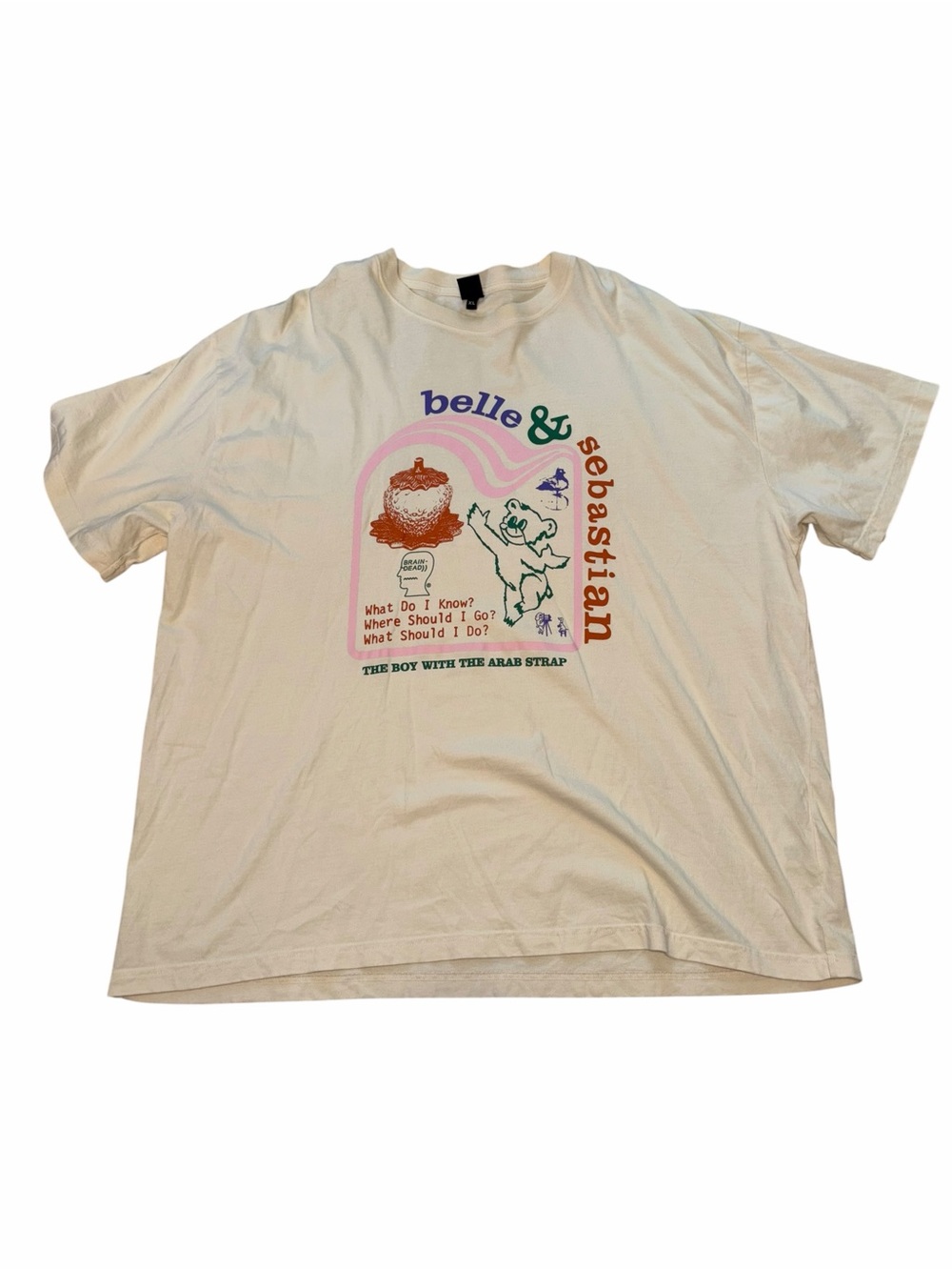 Belle & Sebastian brain dead mens XL shirt